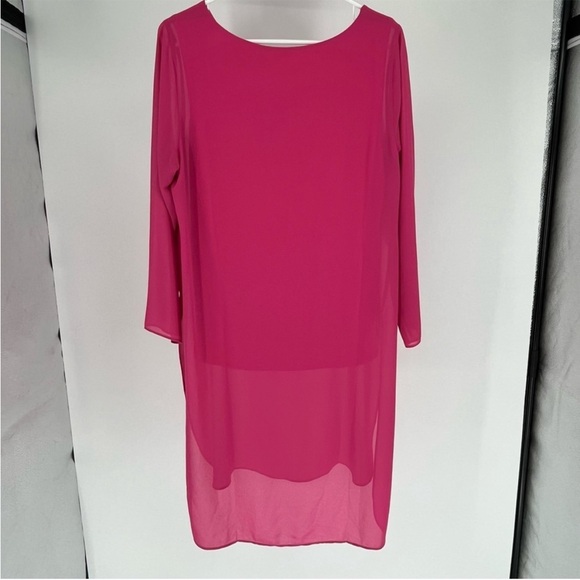 SOFT SURROUNDINGS NWT JENNIFER BLOUSE TUNIC MAGENTA PINK MEDIUM - Picture 3 of 12